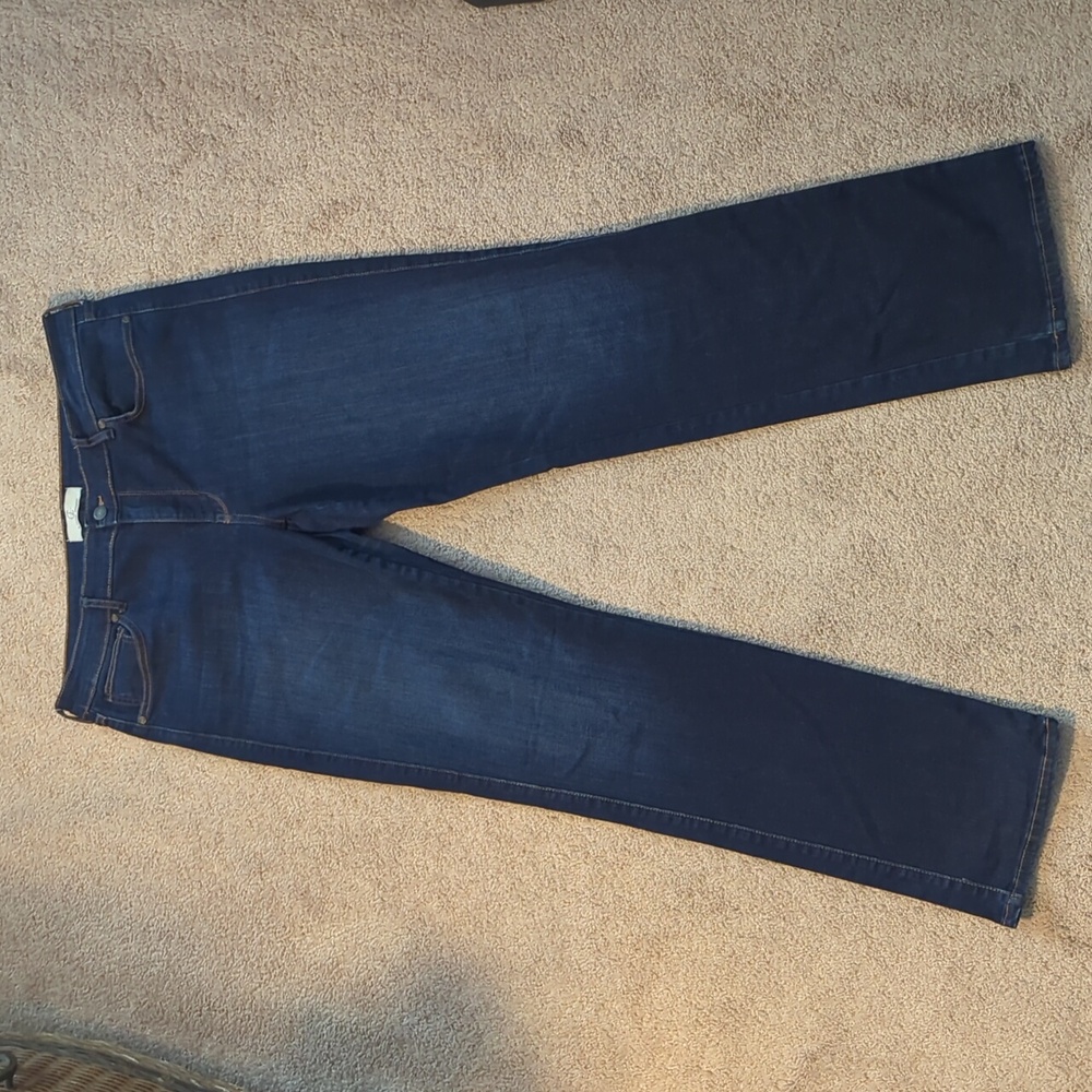 Cookie Jonson 34 / 14 Stretch Faded Denim Blue Jeans